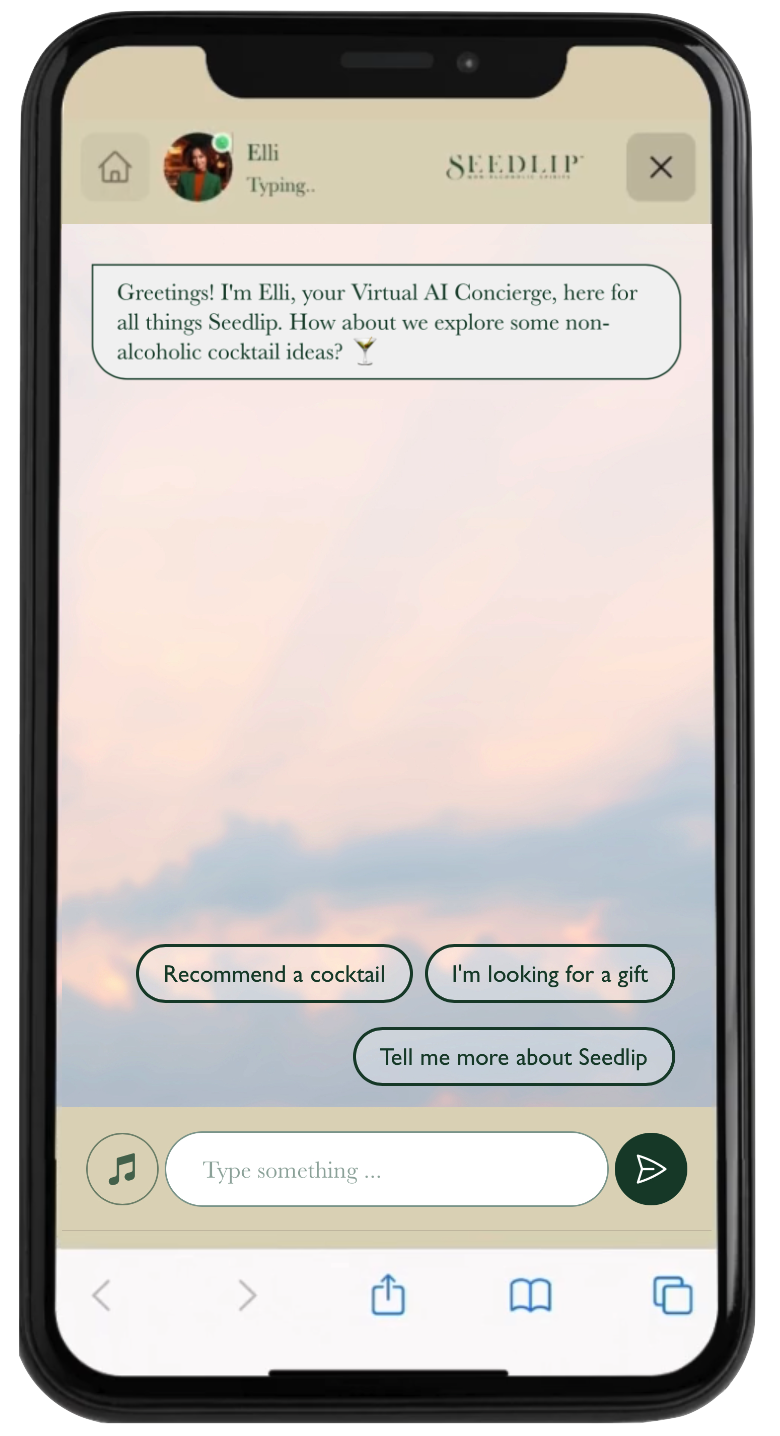 Mobile chat with Elli